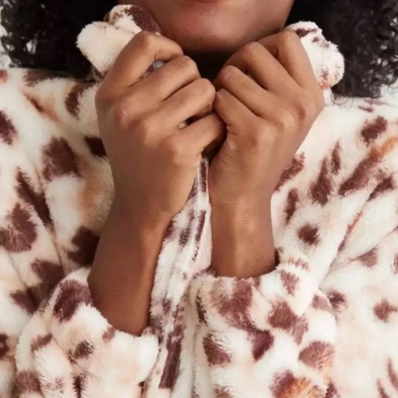 NWT Aerie Leopard Print Robe XS/S - Picture 4 of 8